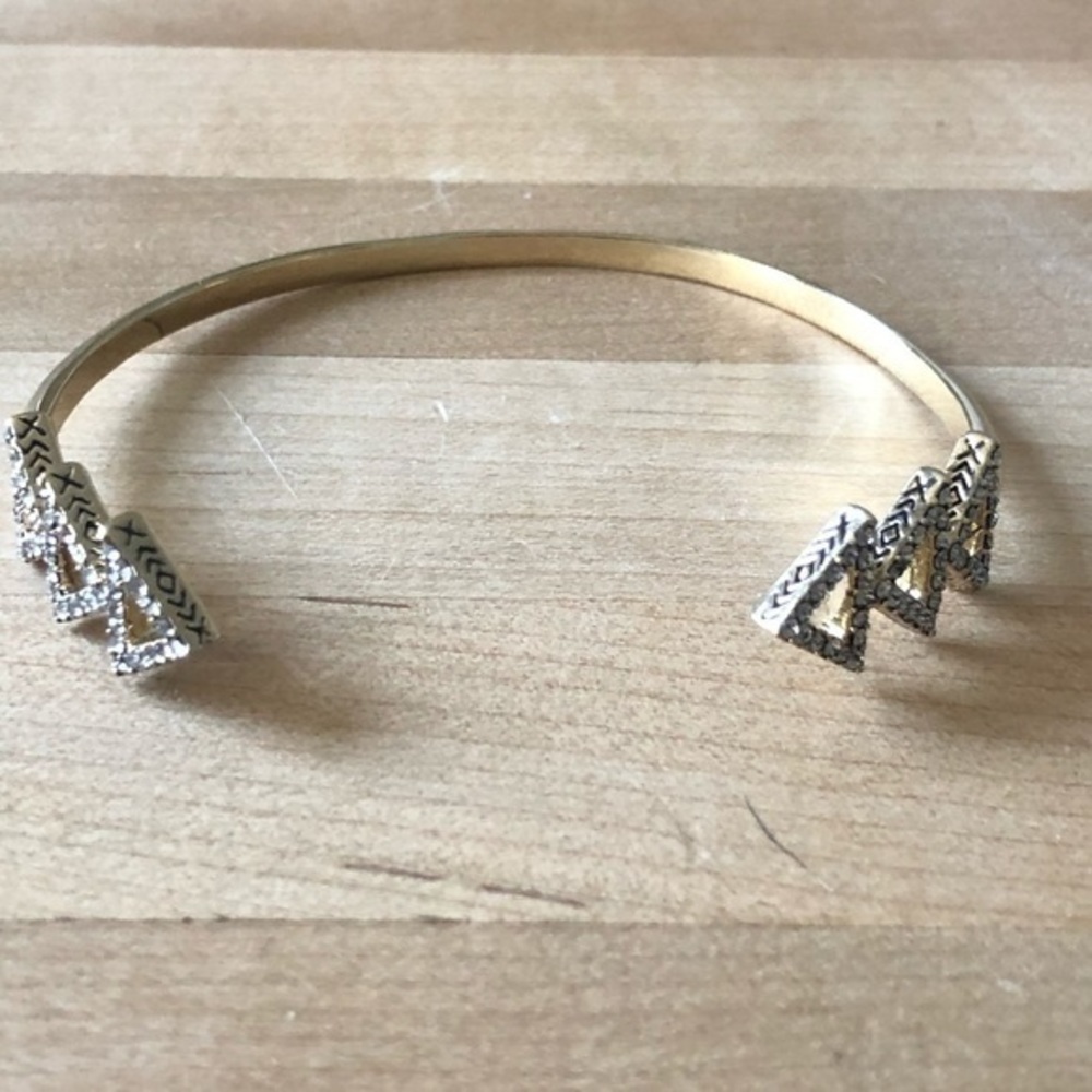 House of Harlow Gold Tessellation Cuff - Picture 1 of 4